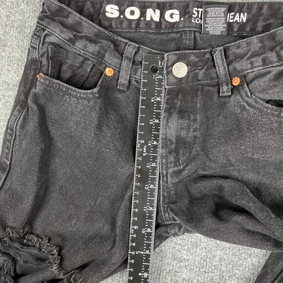 S.O.N.G. Women’s Black Flare Jeans - Picture 4 of 9